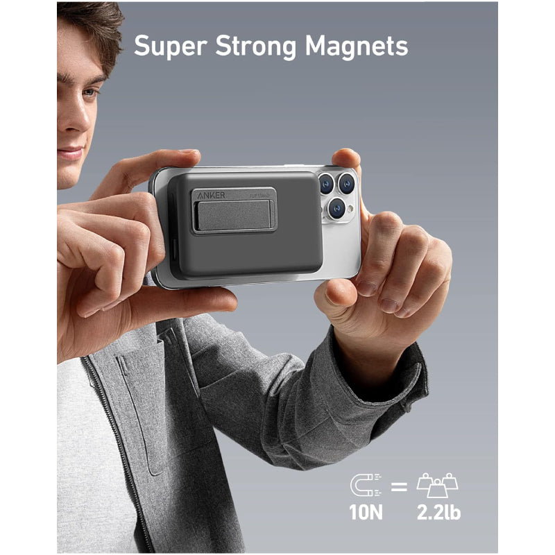Anker 633 Magnetic Power Bank - 10K / 20W / USB-C / Black