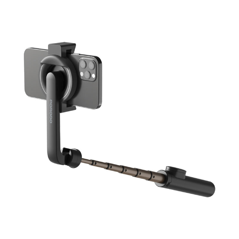 Porodo Magnetic Selfie Stick 64.5cm Extendable with Tripod