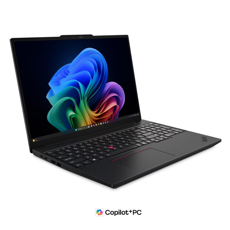 لابتوب لينوفو ثينك باد T16 الجيل الرابع كوبيلوت بلس، مقاس 16.0 بوصة WUXGA، معالج ألترا 7 258V، ذاكرة وصول عشوائي 32 جيجابايت، سعة 512 جيجابايت، قرص SSD NVMe M.2، معزز إيه آي، حتى 47 TOPS، ضمان 3 سنوات، عربي/إنجليزي، باللون الأسود