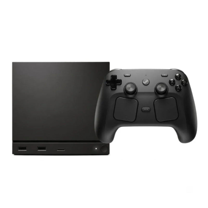 Pre-Order Valve Steam Machine Pre-built Gaming PC - Semi-custom AMD Zen 4 6-Core / 16GB / 512GB SSD / HDMI 2.0/DisplayPort 1.4/USB/Ethernet / Black