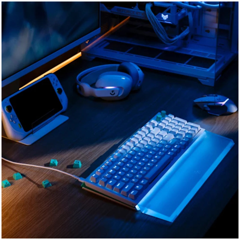 Logitech G512 X 98 Dual Swap TMR Analog / Mechanical Wired Gaming Keyboard Analog Optical Switch With LIGHTSYNC RGB - White