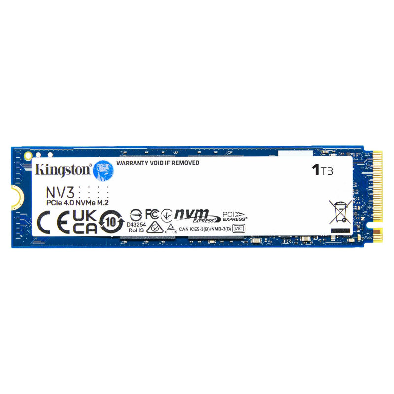 Kingston NV3 - 1TB / Up to 6,000MB/s / PCIe 4.0 - SSD