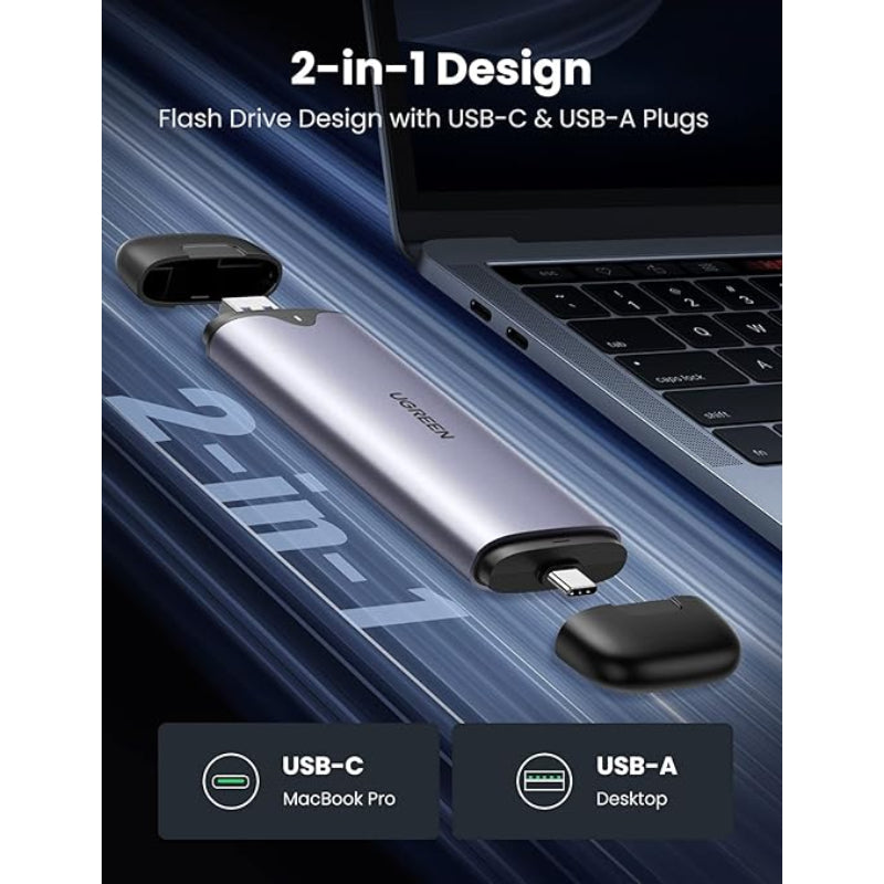 UGREEN M.2 NVME Portable SSD Enclosure - 10Gbps / USB-C / USB-A