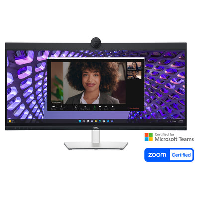 Dell Pro 34 Plus (P3424WEB) Video Conferencing Monitor - 34" WQHD IPS / 5ms / 60Hz / USB 3.2 Gen1 Type-C/USB 3.2 Gen1 Type-A/HDMI/DisplayPort 1.2 - Monitor