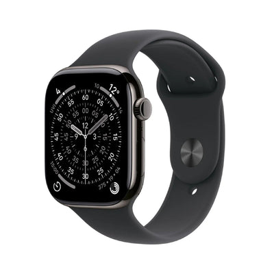 Apple Watch Series 11 - LTPO OLED / 64GB / 42mm / Bluetooth / Wi-Fi + Cellular / Medium/Large / Slate Titanium Case