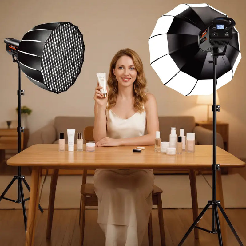 Porodo Lifestyle Cannes Studio Professional Live Photography Light - Black