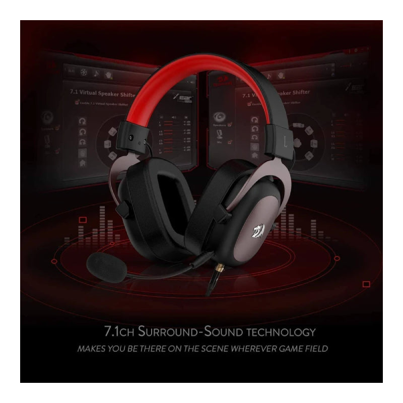 Redragon H510 ZEUS Gaming Headset - Over-Ear / 3.5mm / Black