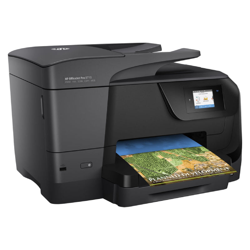 HP Officejet Pro 8710 - 22ppm / 4800dpi / A4 / USB / Wi-Fi / LAN / Inkjet - Printer