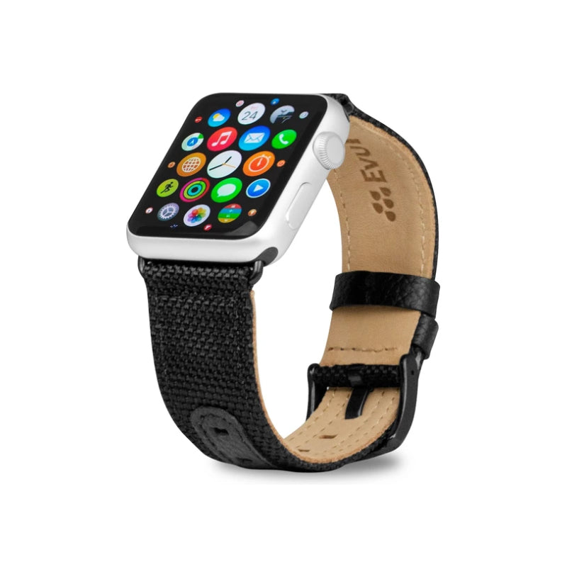 Evutec Apple Watch Band 41/40/38mm Northill - Black