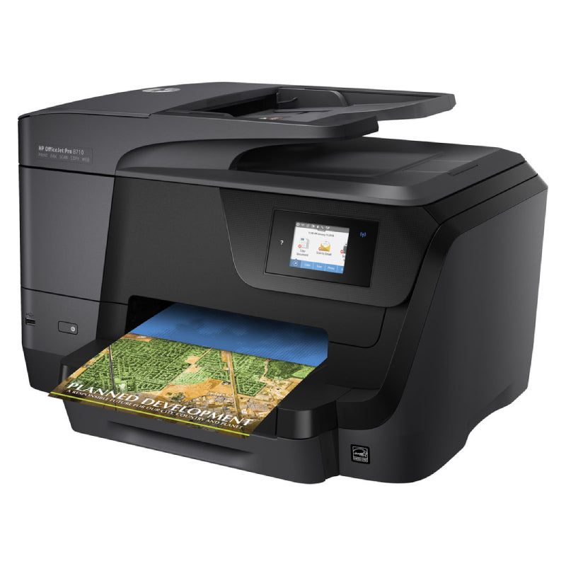 HP Officejet Pro 8710 - 22ppm / 4800dpi / A4 / USB / Wi-Fi / LAN / Inkjet - Printer