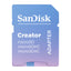 SanDisk Creator Creator UHS-I microSD بطاقة ذاكرة رقمية صغيرة بطاقة  بطاقة ذاكرة رقمية صغيرة محول (SD) - 1 تيرابايت / فوق إلى 190 ميجابايت/ثانية