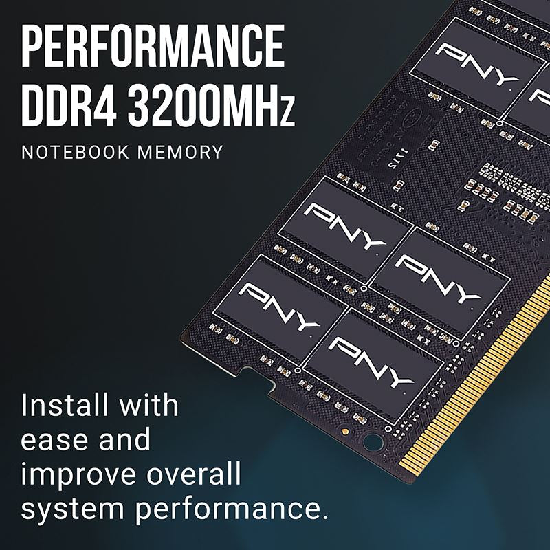 PNY Laptop Memory - 8GB / DDR4 / 3200MHz