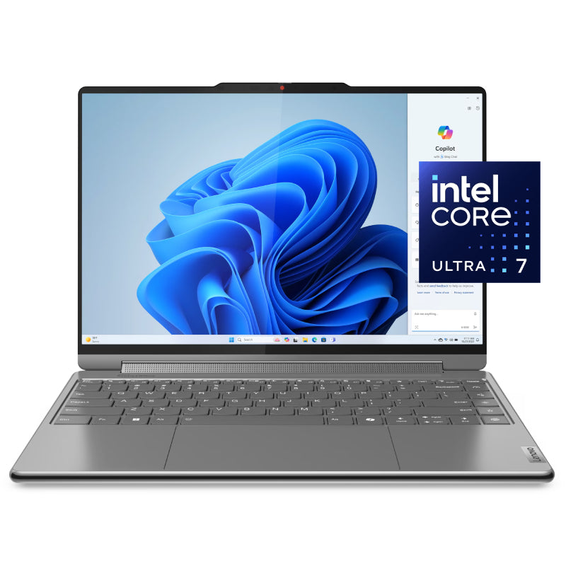 Lenovo Yoga 9 2-in-1 Gen 9 - 14.0" 4K WQUXGA / Ultra 7 155H / 16GB / 1TB (NVMe M.2 SSD) / Win 11 Home / 1YW / USB-C 3-in-1 Hub + Lenovo YOGA 14-inch Sleeve / Luna Grey - Laptop