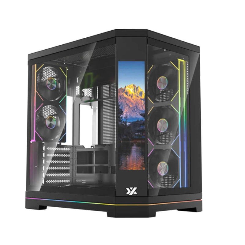 XYZ NEUTRON X PRO LCD ATX Case - Black