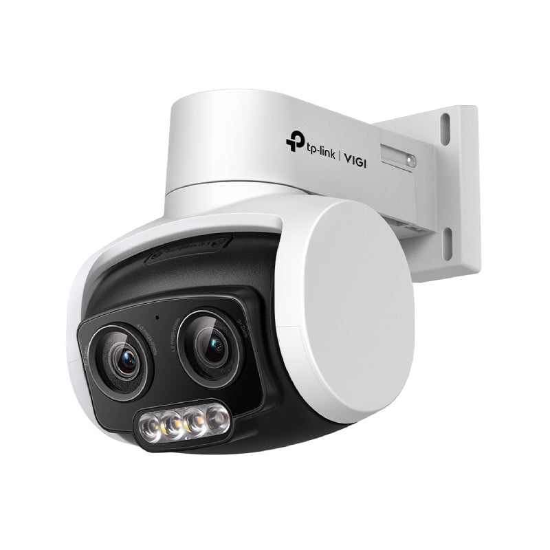 TP-Link VIGI C540V VIGI 4MP Outdoor Full-Color Dual-Lens Varifocal Pan Tilt Network Camera - 4MP / Up to 25fps / Two-Way / Night Vision