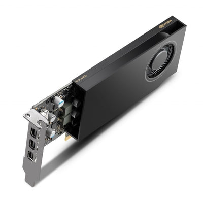 PNY NVIDIA RTX A400 Graphics Card - 4GB / GDDR6 / 64-bit / PCIe 4.0 / Mini DisplayPort 1.4