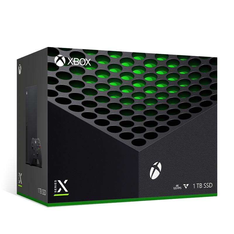 Microsoft XBOX Series X Gaming Console - 8X Cores / 16GB / 1TB SSD / 1x HDMI 2.1/3x USB 3.1 Gen 1/Ethernet / Carbon Black