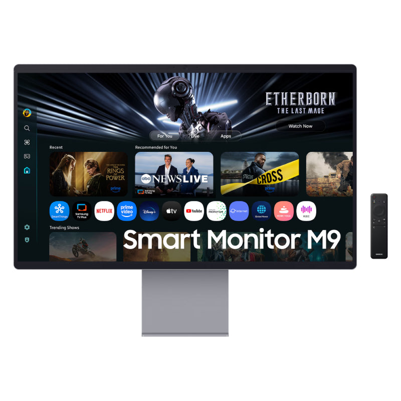 Samsung 32" Smart Monitor M9 M90SF 4K OLED Samsung Vision AI - 32.0" 4K / 0.03ms / Up to 165Hz / HDMI / Display Port / WiFi / Bluetooth / Speaker / Silver - Smart Monitor