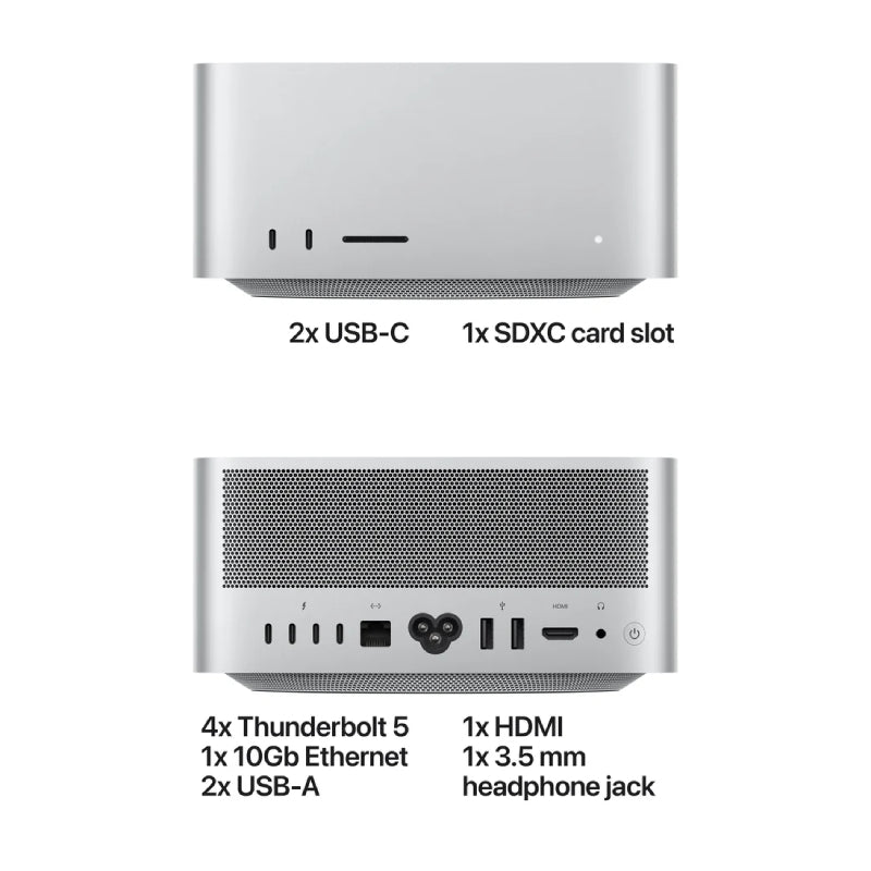 Apple Mac Studio - M5 Max / 18-Core CPU / 32-Core GPU / 16-Core Neural Engine / 36GB RAM / 512GB SSD / 1YW