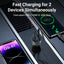 ACEFAST B10 metal car charger 60W (USB-C + USB-C) with digital display - Black Accessories > Power Adapters
