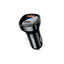 ACEFAST B4 digital display 66W(USB-C + USB-A) dual port car charger - Black Accessories > Power Adapters