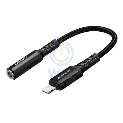 ACEFAST C1-05 Lightning to 3.5mm aluminum alloy headphones adapter cable - Black Accessories > Cables & Converters >
