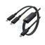 ACEFAST C5-11 USB-C to 2xUSB-C Charging Data Cable - 1.2m / 100W / Black Accessories > Cables & Converters > Cables