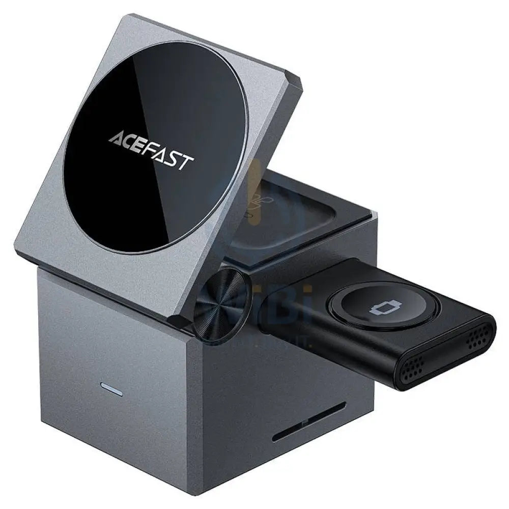 ACEFAST E18 3-in-1 Desktop Wireless Charging Holder - 23W / Metal Grey Accessories > Mobiles & Tablets > Mobiles >
