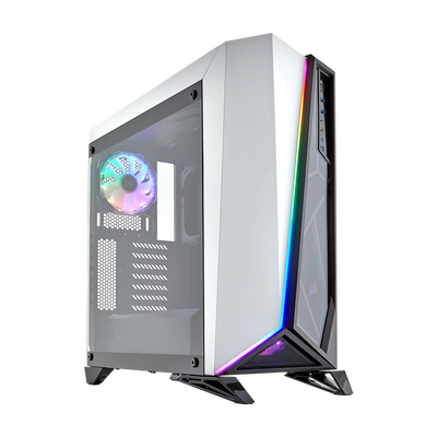 CORSAIR SPEC OMEGA Carbide Series RGB Mid Tower Case - White