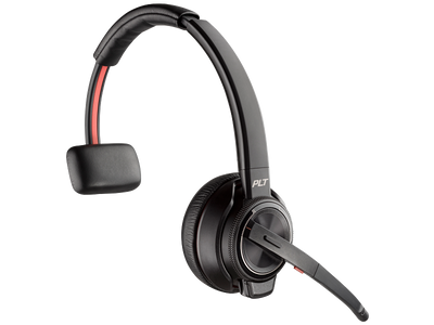HP HP Poly Savi 8210 UC Microsoft Teams Certified DECT 1880-1900 MHz USB-A Headset - Monoaural / Bluetooth 4.2 / Black