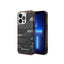 AMG Apple iPhone 14 Pro Max Transparent Double Layer Case Expressive Graphic Design - Black Accessories > Mobiles &