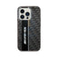 AMG Apple iPhone 14 Pro Max Transparent Double Layer Case with Carbon Pattern II - Black Accessories > Mobiles &