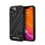 AMG Liquid Silicone Case Checkered Flag Pattern - Apple iPhone 14 Pro / Black / White Accessories > Mobiles & Tablets >