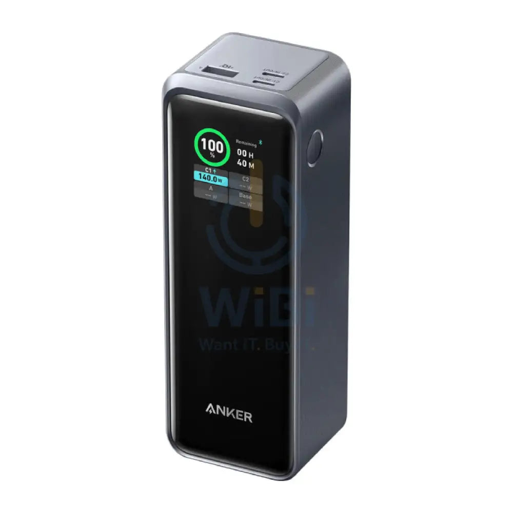 Anker 3-Port 250W Power Bank with LCD Screen - 27,650mAh / Black Accessories > Power Bank
