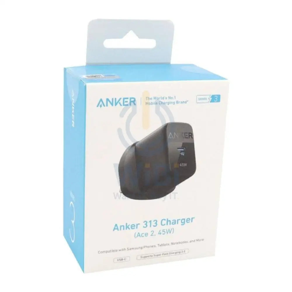 Anker 313 Wall Charger - 45W / USB-C / Black Accessories > Power Adapters