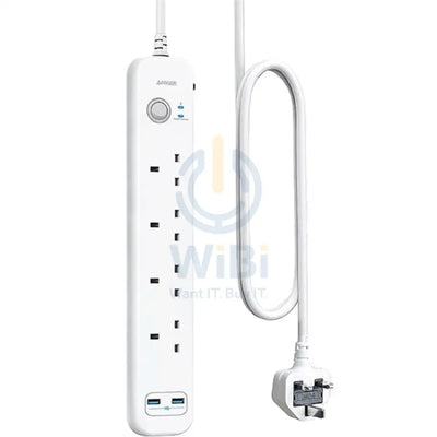 Anker 322 4-in-1 Extension Power Socket - 2x USB-A / 2m Cable Length / White Accessories > Power > Power Protection >