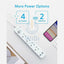 Anker 322 4-in-1 Extension Power Socket - 2x USB-A / 2m Cable Length / White Accessories > Power > Power Protection >