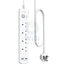 Anker 322 4-in-1 Extension Power Socket - 2x USB-A / 2m Cable Length / White Accessories > Power > Power Protection >