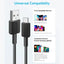 Anker 322 USB-A to USB-C Cable Braided (0.9m/3ft) -Black Accessories > Cables & Converters > Cables