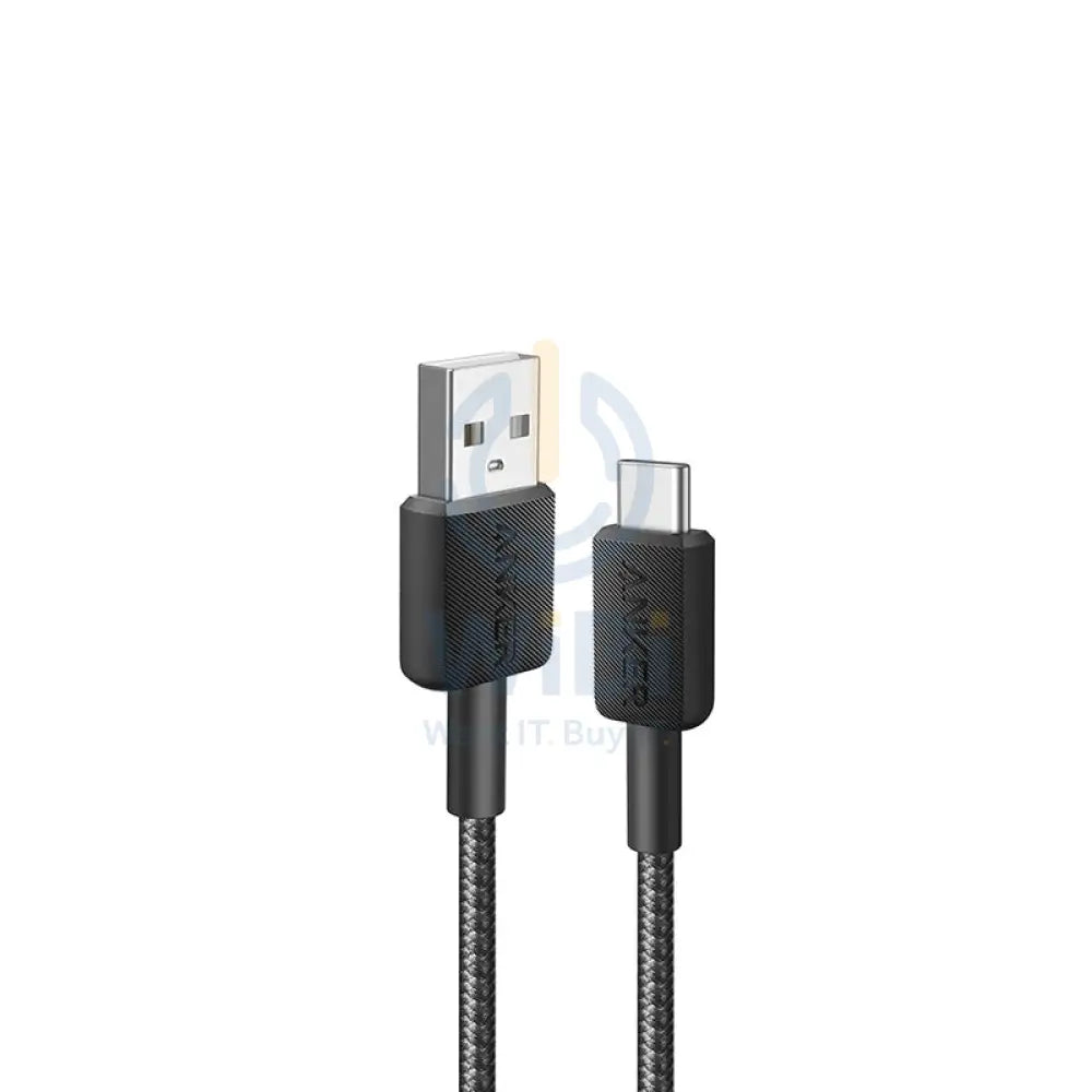Anker 322 USB-A to USB-C Charging Cable - 15W / 1.8m (6ft) / Black Accessories > Cables & Converters > Cables