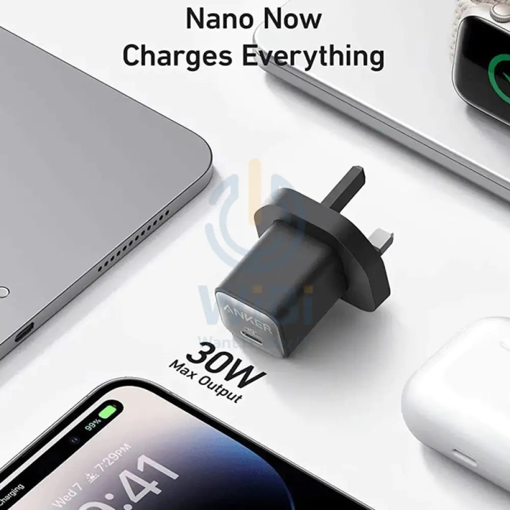 انكر 511 نانو 3 شاحن - 30 واط / أسود اكسسوارات > طاقة محولات