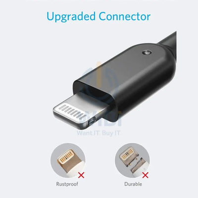Anker 542 USB-C to Lightning Cable (Bio-Based) (0.9m/3ft) -White Accessories > Cables & Converters > Cables > Offer Zone