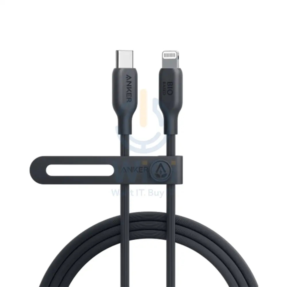Anker 542 USB-C to Lightning Cable (Bio-Based) (1.8m/6ft) -Black Accessories > Cables & Converters > Cables > Offer Zone