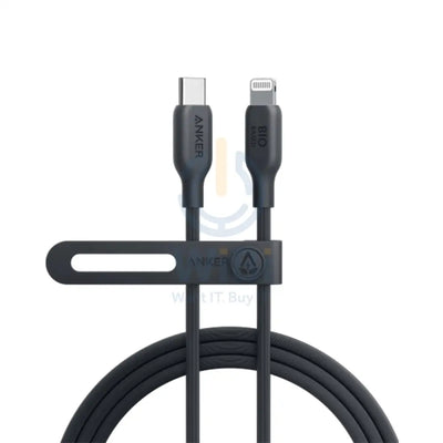 Anker 542 USB-C to Lightning Cable (Bio-Based) (1.8m/6ft) -Black Accessories > Cables & Converters > Cables > Offer Zone