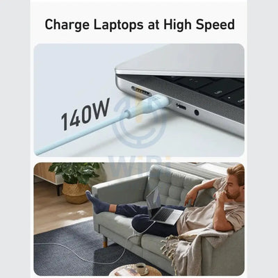 Anker 544 USB-C to USB-C Cable 140W (Bio-Based) (1.8m/6ft) -Blue Accessories > Cables & Converters > Cables > Offer Zone