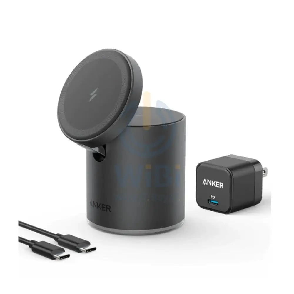 انكر 623 مغناطيسي لاسلكي شاحن - 20 أسود