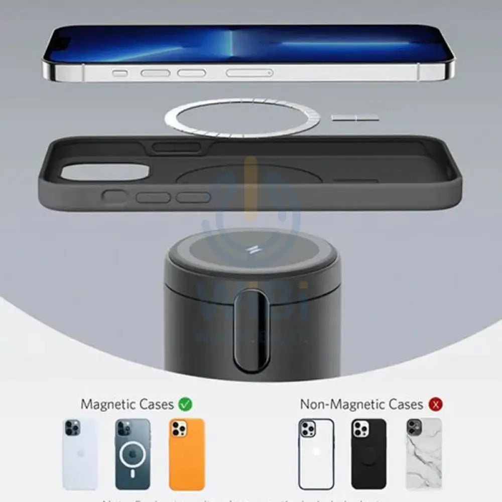 انكر 623 مغناطيسي لاسلكي شاحن (ماجو) أسود اكسسوارات > طاقة محولات