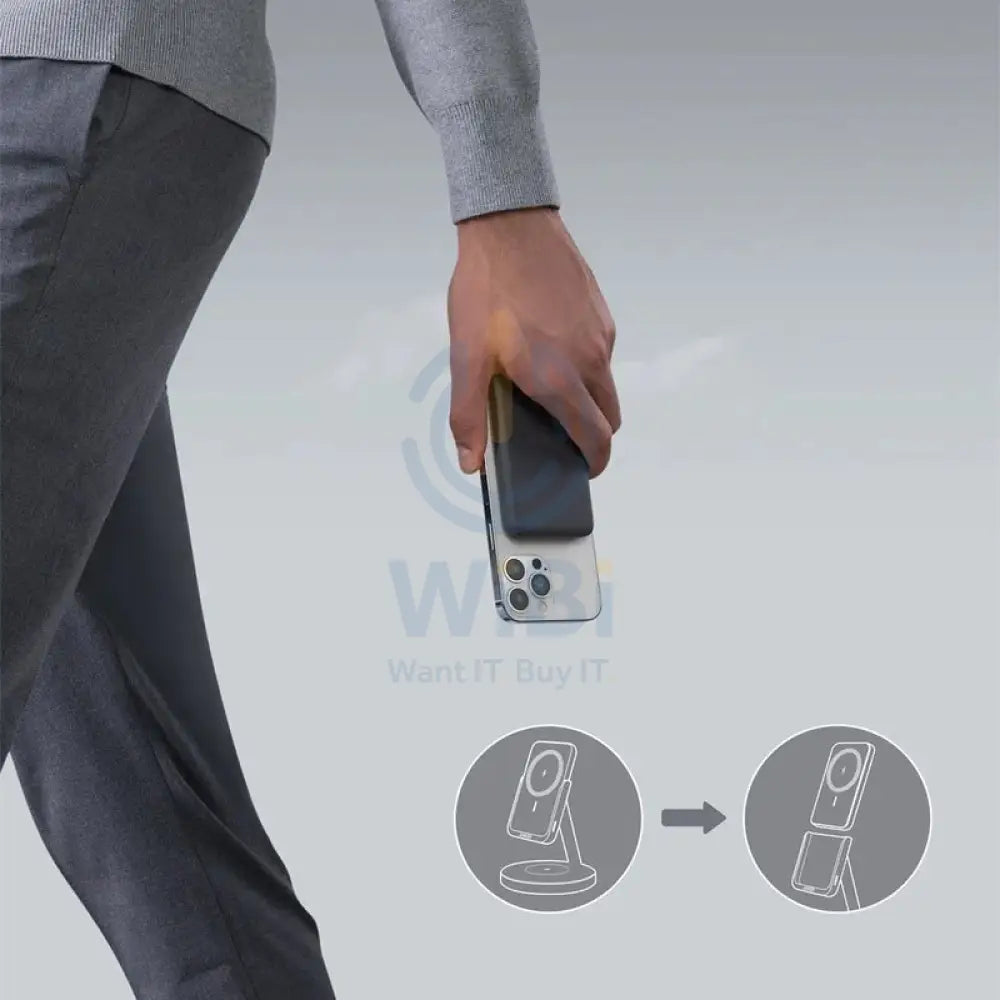 انكر 633 633 2 في 1 مغناطيسي لاسلكي شاحن - 5000 مللي أمبير / ماجو / أسود اكسسوارات > هواتف  تابلت  هواتف > هاتف