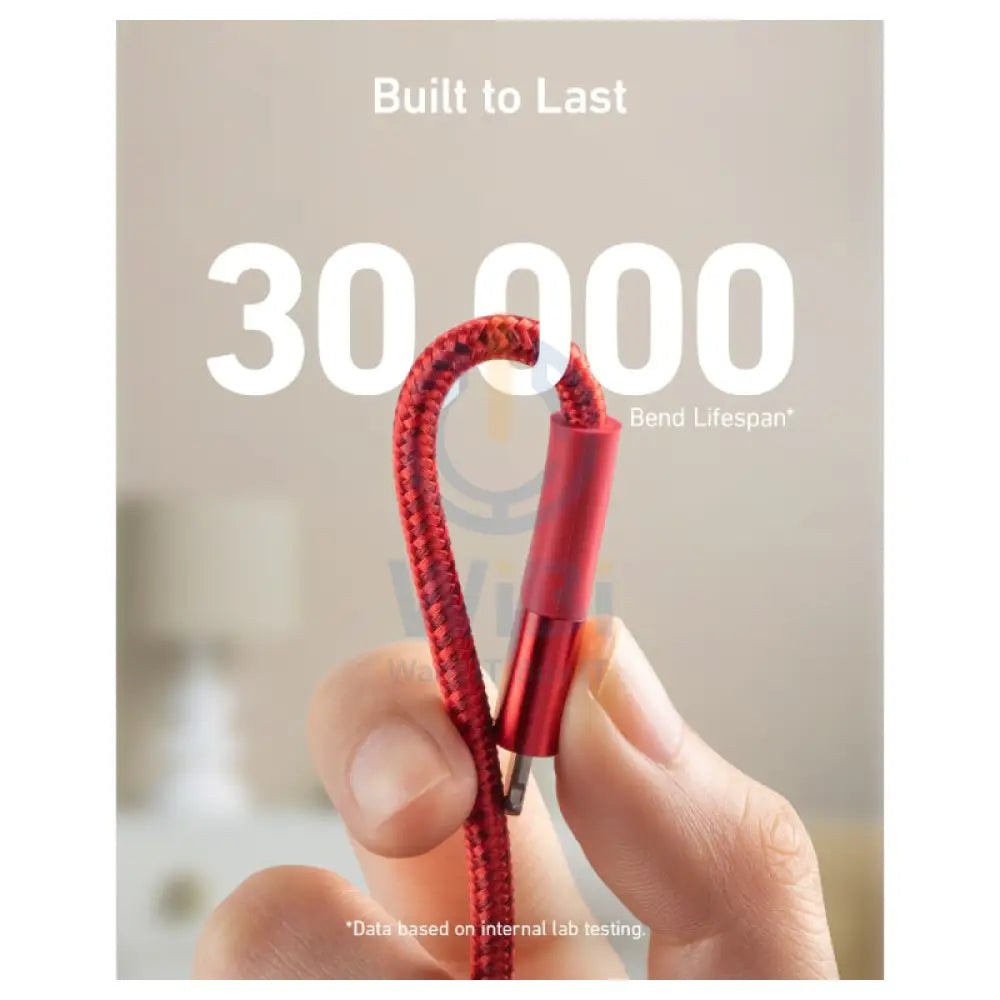 Anker C89 Powerline + II Lightning Cable - 0.9 Meter / Red Accessories > Cables & Converters > Cables