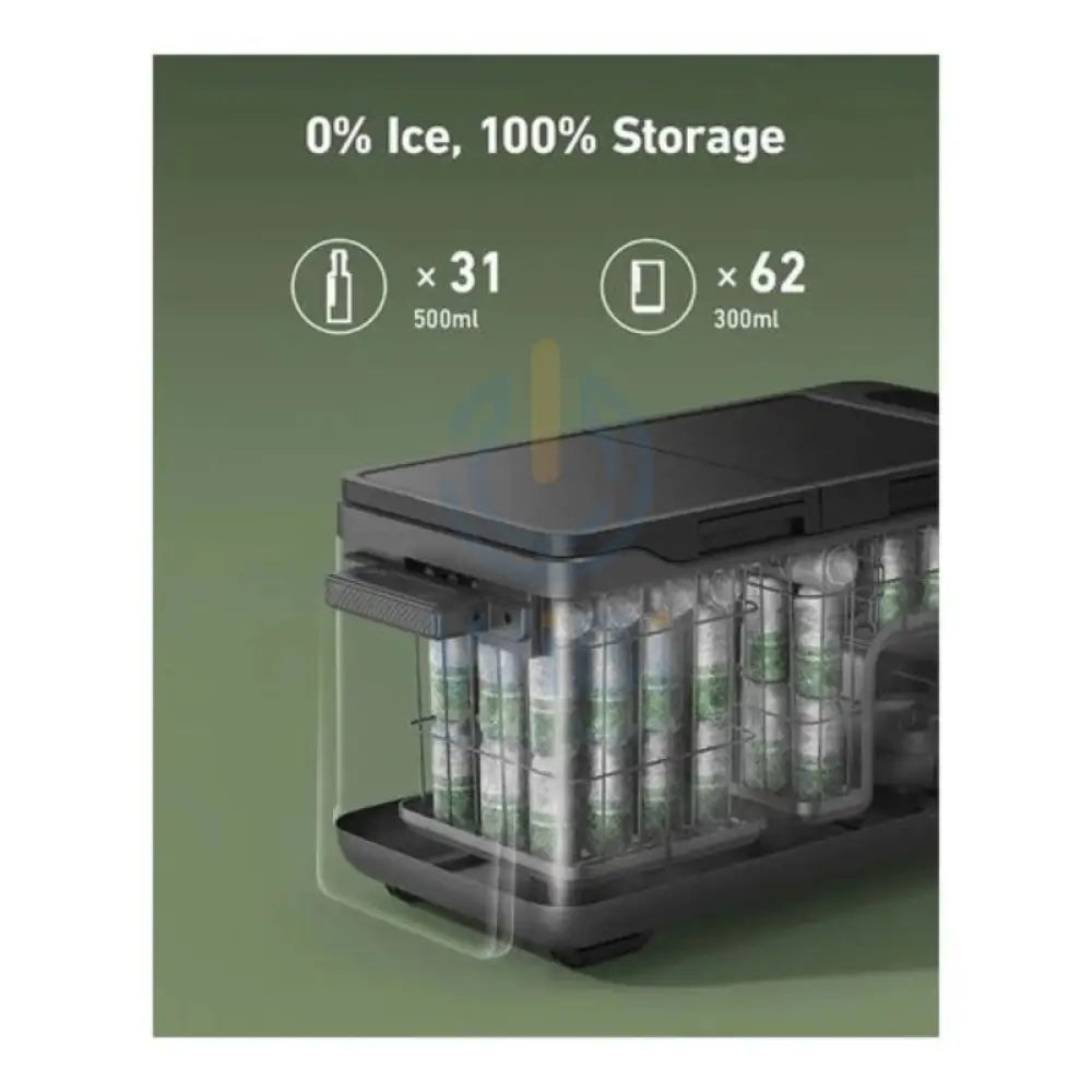Anker EverFrost Powered Cooler 50 Power Station - 299Wh / Black/Green Accessories > Power Bank